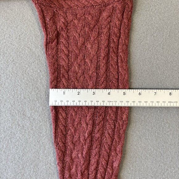 American Eagle Womens Cable Knit Sweater Cozy Cottagecore Preppy Casual Fall XL - Picture 7 of 16